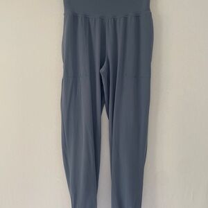 Athleta Slate Blue salutation Leggings